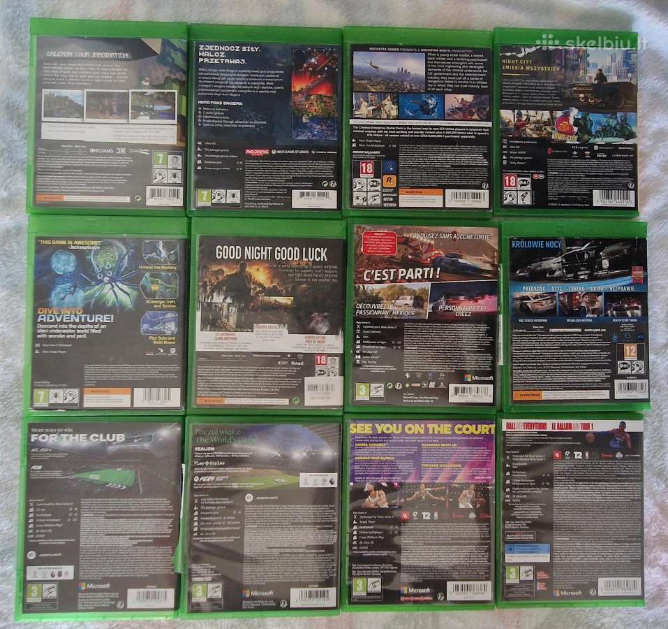 Xbox One / Series X žaidimai (Gta V, Minecraft.) - nuotraukos Nr. 2