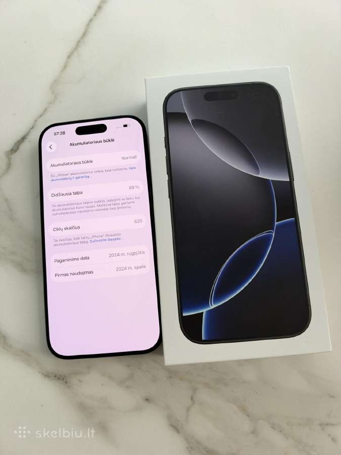 iPhone 16pro 128gb - nuotraukos Nr. 5