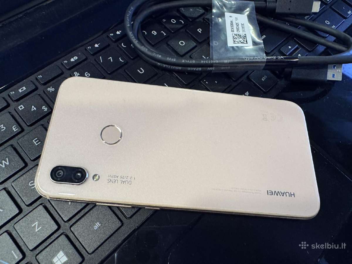 Huawei P20 Lite Rose Gold 64gb Ram4gb tik 55e - nuotraukos Nr. 3