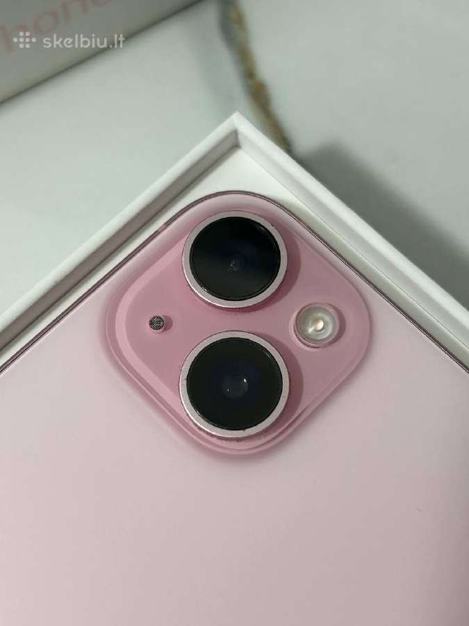iPhone 15 128gb 81% Pink - nuotraukos Nr. 3