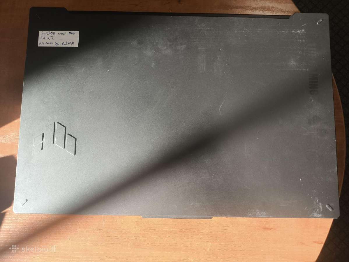 17.3 144hz i7-12700h 32gb 2tb SSD Rtx 4060 8gb - nuotraukos Nr. 3