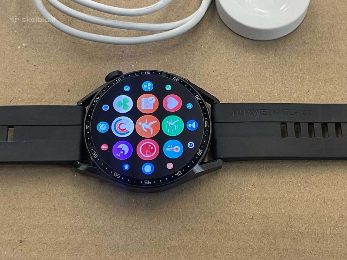Išmanus Huawei Watch Gt3 46mm su garantija - nuotraukos Nr. 4