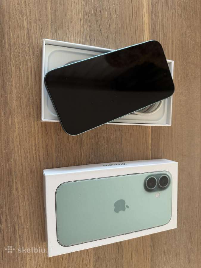 iPhone 16 128 GB baterija 100% - nuotraukos Nr. 2