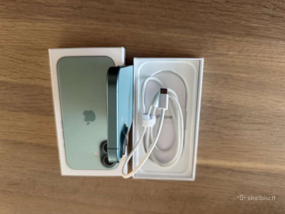 iPhone 16 128 GB baterija 100% - nuotraukos Nr. 7