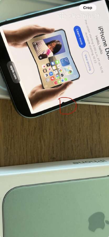 iPhone 16 128 GB baterija 100% - nuotraukos Nr. 10