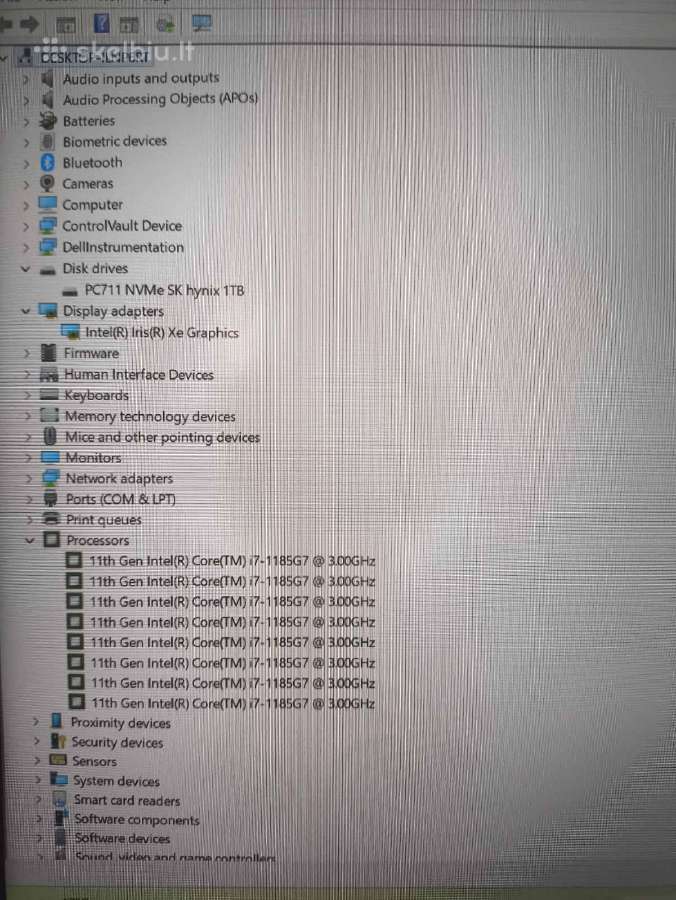 Latitude 5520 15.6 Fhd Ips i7-1185g7 32gb 1tb 0% - nuotraukos Nr. 5