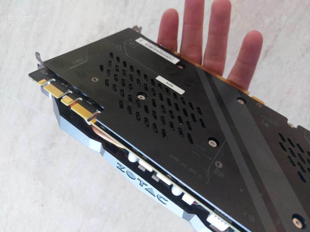 Zotac gtx 1080 ti dual fan - nuotraukos Nr. 3