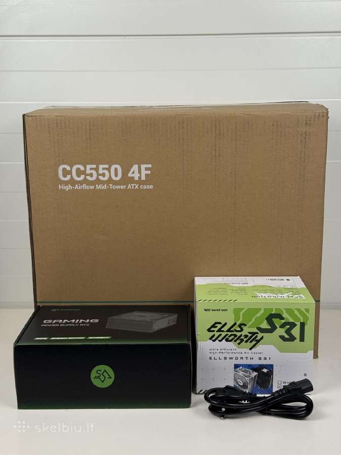 Stacionarus Žaidimų Kompiuteris I5 10600kf Rx 5700 - nuotraukos Nr. 11