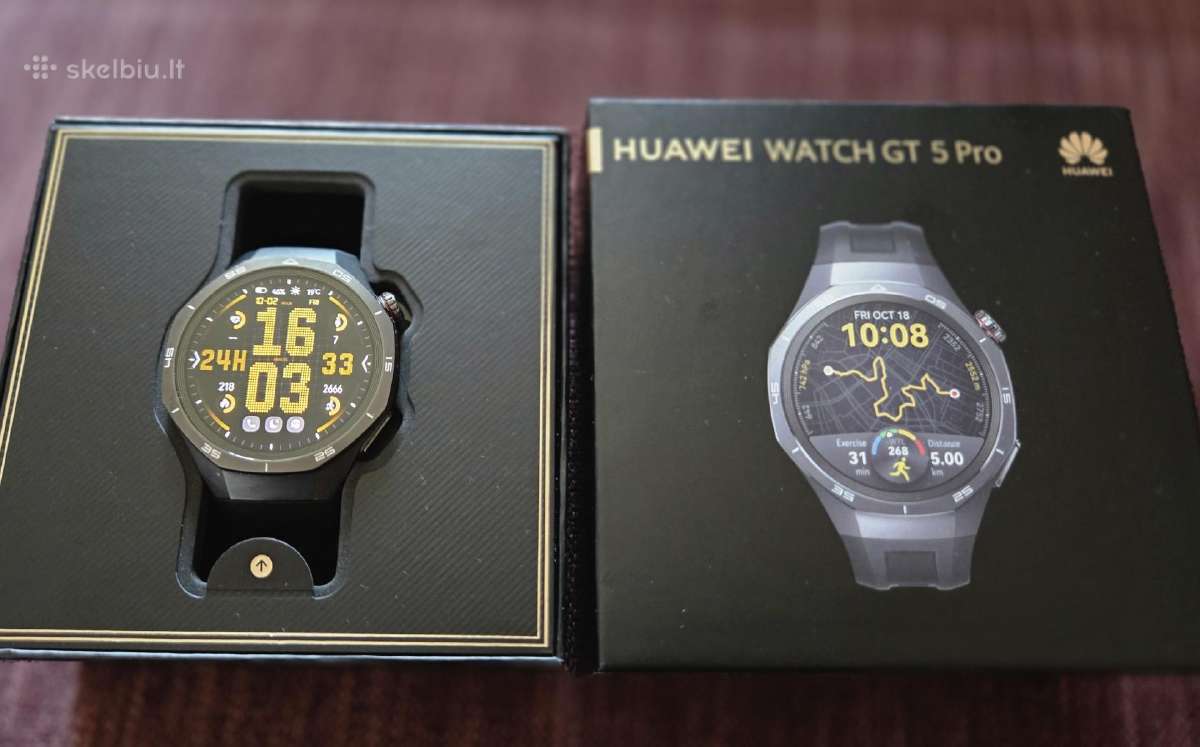 Huawei Watch GT 5 Pro – geros būklės - nuotraukos Nr. 2
