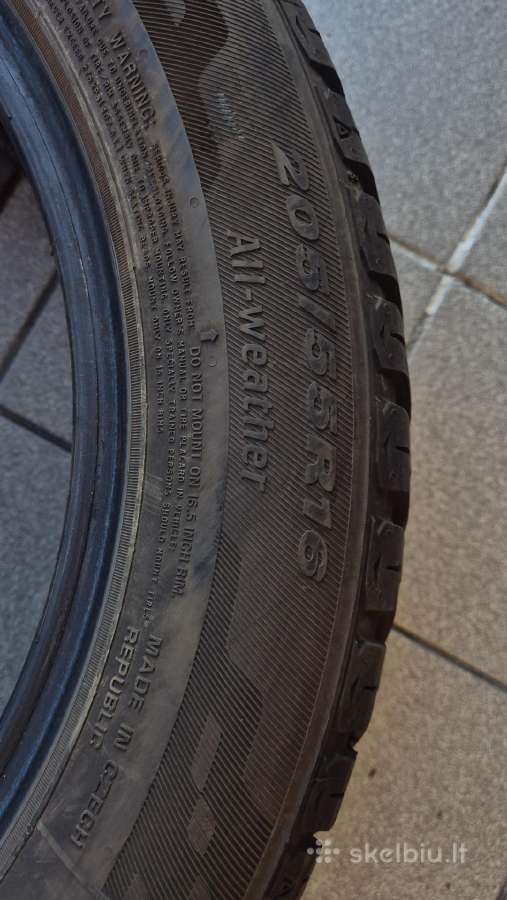 Dvi visasezoninės 205/55 R16 Nexen - nuotraukos Nr. 6
