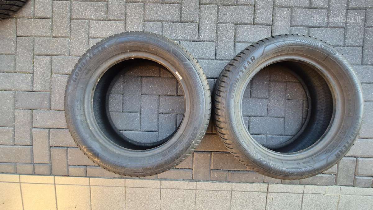 Dvi geros visasezoninės 215/55 R17 Good Year - nuotraukos Nr. 7