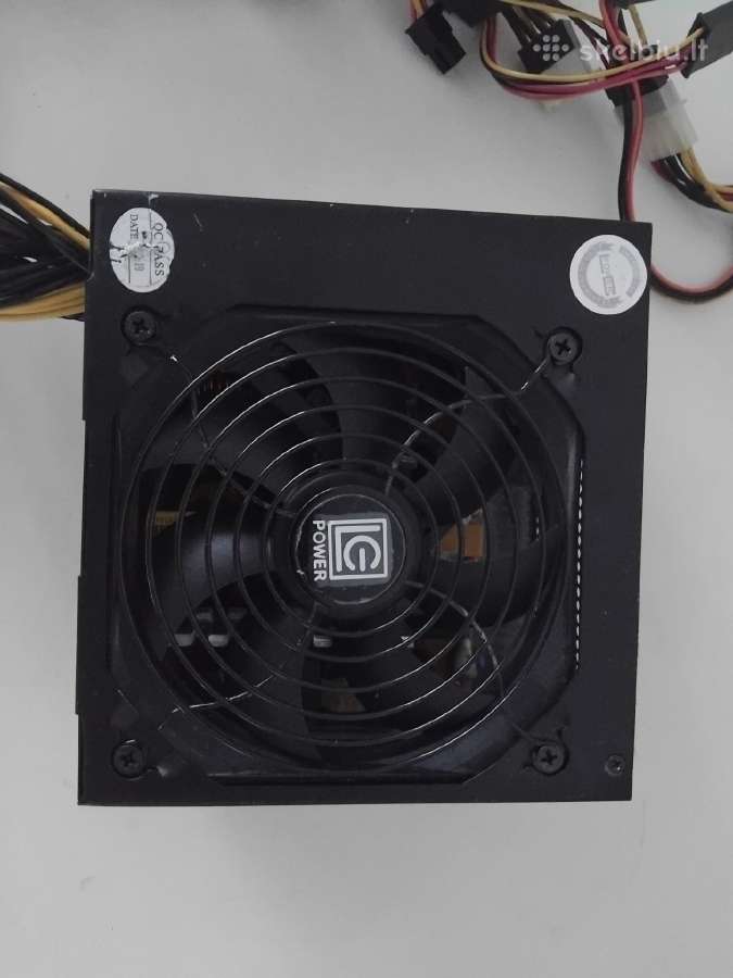 Veikiantis 550w Maitinimo blokas 80 plus bronze - nuotraukos Nr. 3