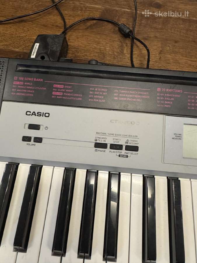 Casio sintezatorius - nuotraukos Nr. 2
