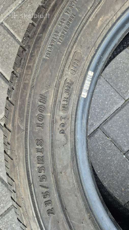 Keturios vasarinės 235/55 R18 Good Year - nuotraukos Nr. 7