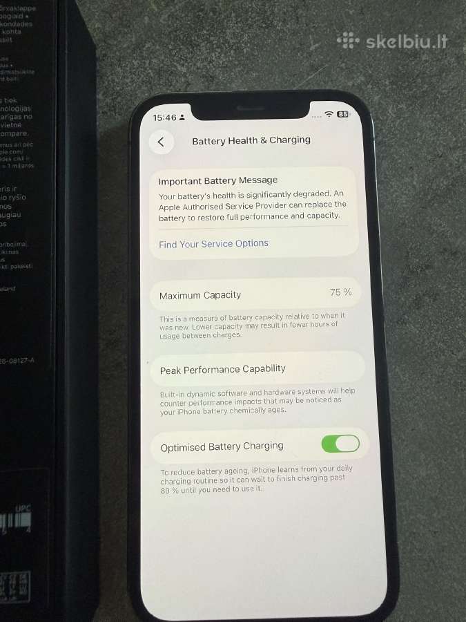 iPhone 12 pro 128gb - nuotraukos Nr. 3