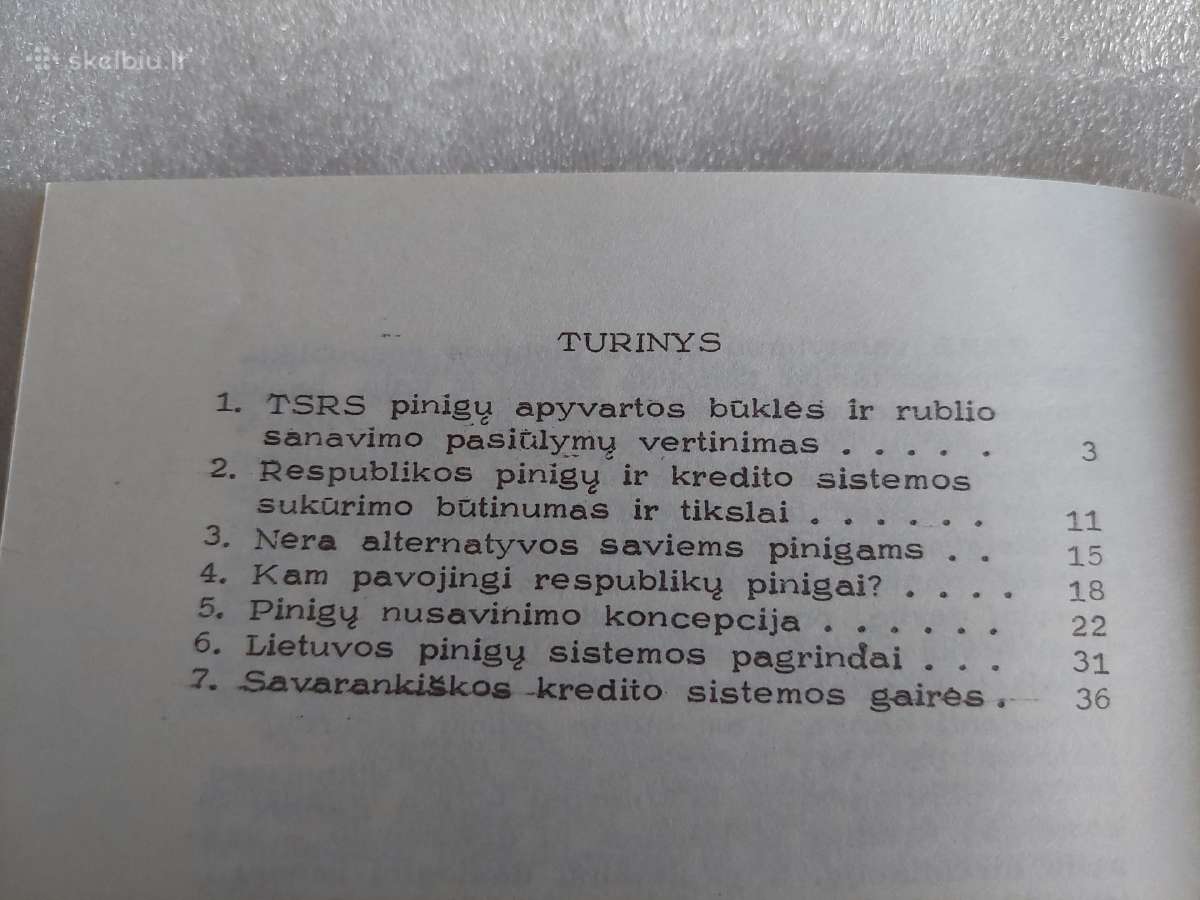 Lietuvos pinigų ir kredito sistemos koncepcija - nuotraukos Nr. 5