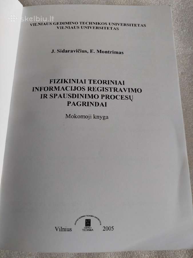 Fizikiniai teoriniai informacijos registravimo - nuotraukos Nr. 2