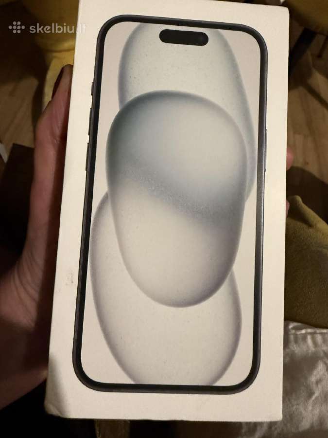Naujas iPhone 15 128gb, juodas - nuotraukos Nr. 3