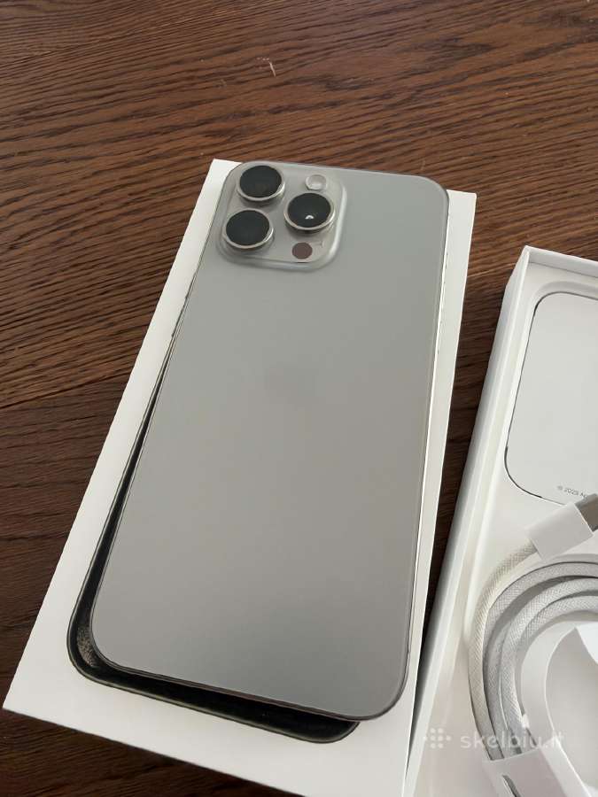 iPhone 15 Pro Max Titanium 256gb - nuotraukos Nr. 3