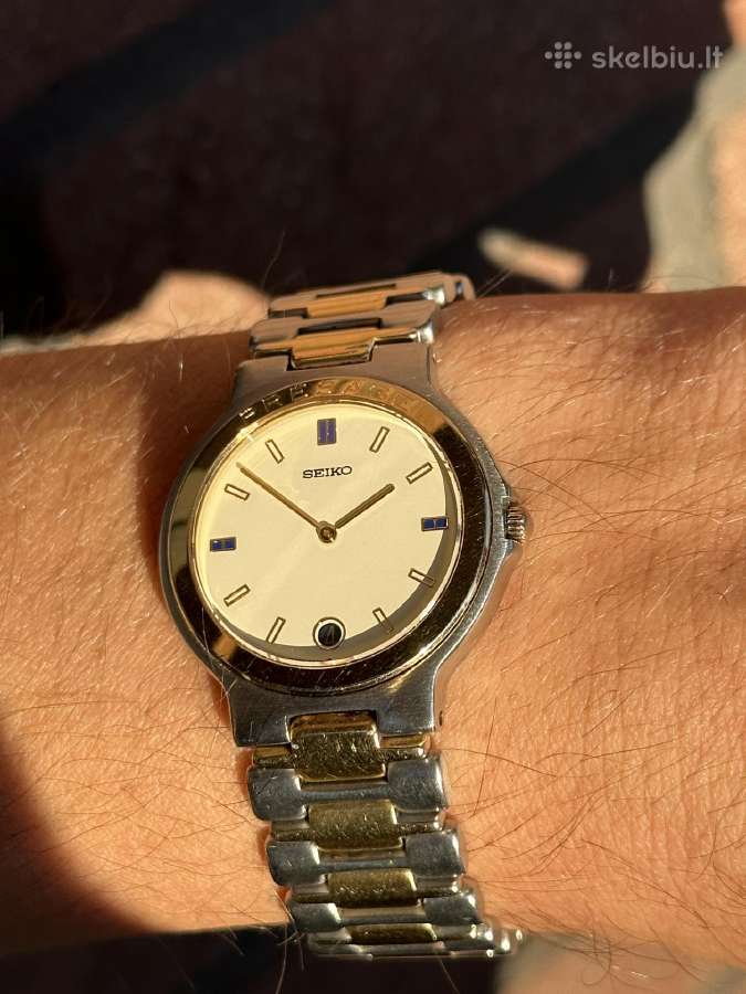 Vintažinis dviejų tonų Seiko Presage Quartz - nuotraukos Nr. 3