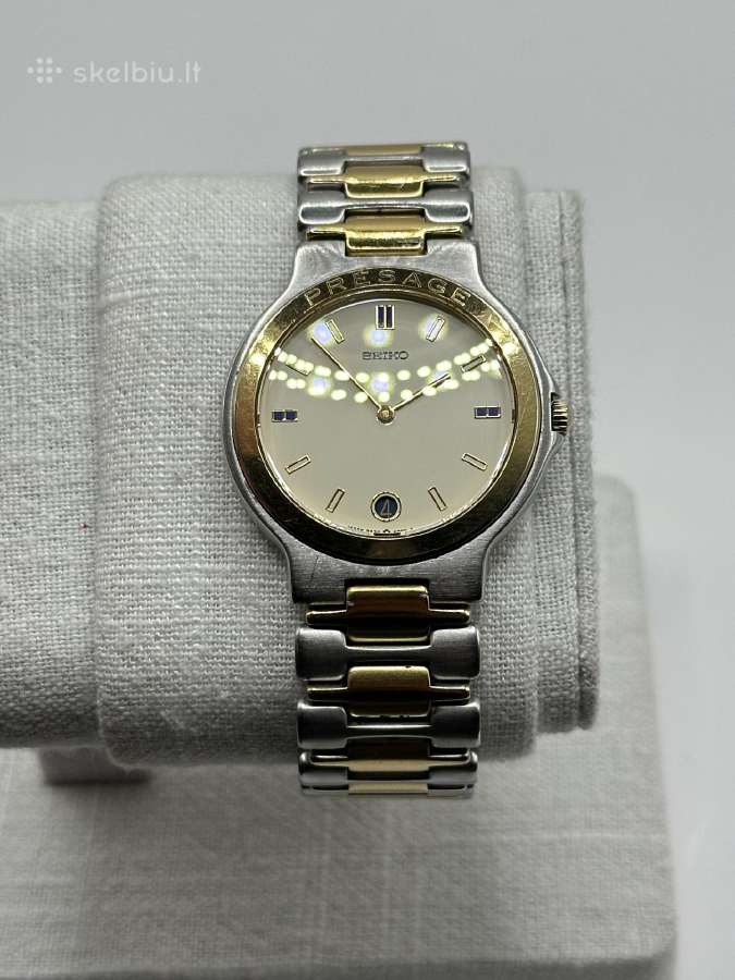 Vintažinis dviejų tonų Seiko Presage Quartz - nuotraukos Nr. 6