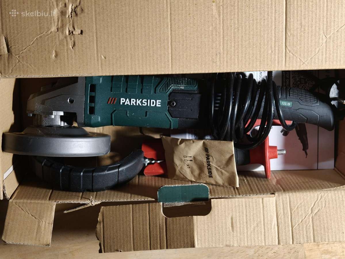 Parkside Pws 125 1200w kampinis šlifuoklis - nuotraukos Nr. 4