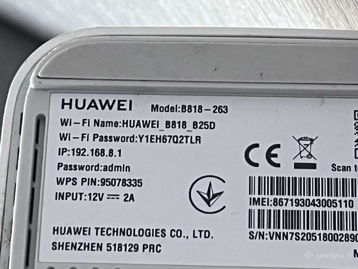 Huawei 4G - nuotraukos Nr. 4