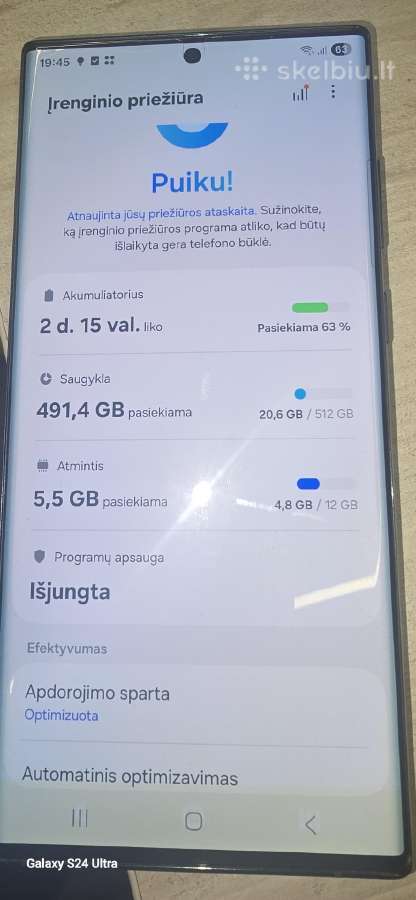 Samsung Galaxy S22 Ultra 512 12gb - nuotraukos Nr. 2