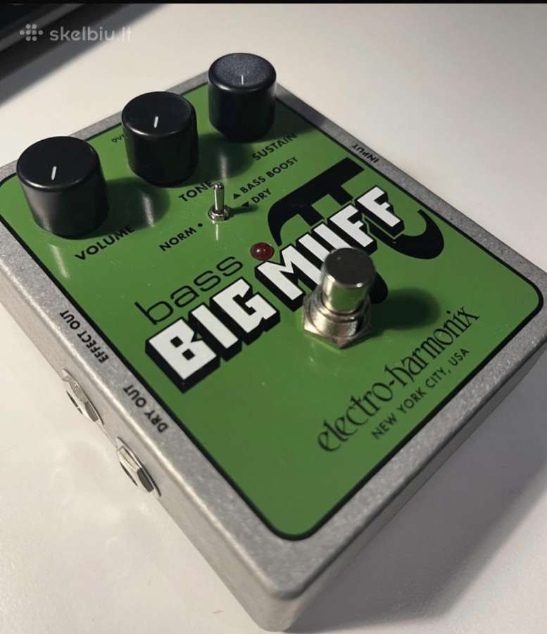 Electro-harmonix Bass Big Muff Pi fuzz pedalas - nuotraukos Nr. 2