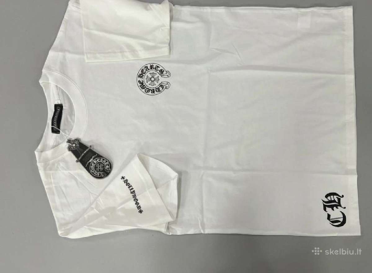Chrome Hearts balta maikutė, nauja su etiketėmis - nuotraukos Nr. 2