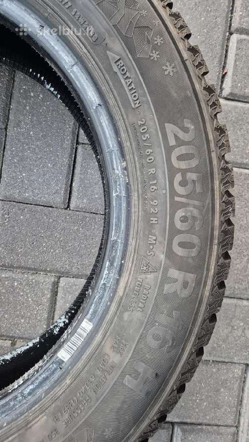 Keturios geros 205/60 R16 Semperit - nuotraukos Nr. 7