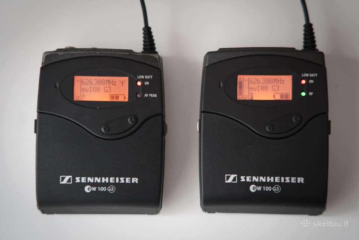 Sennheiser - Sk100/ek100/skp100 G3. 626 - 668 MHz - nuotraukos Nr. 8