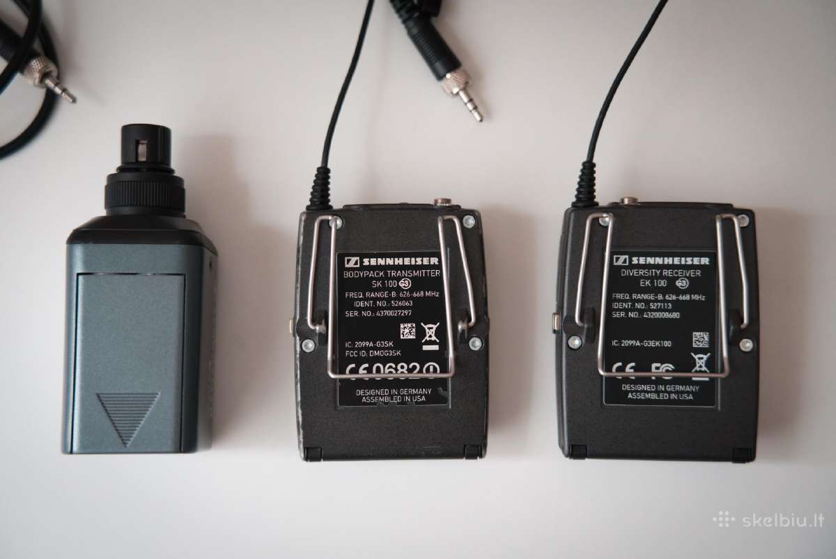 Sennheiser - Sk100/ek100/skp100 G3. 626 - 668 MHz - nuotraukos Nr. 9
