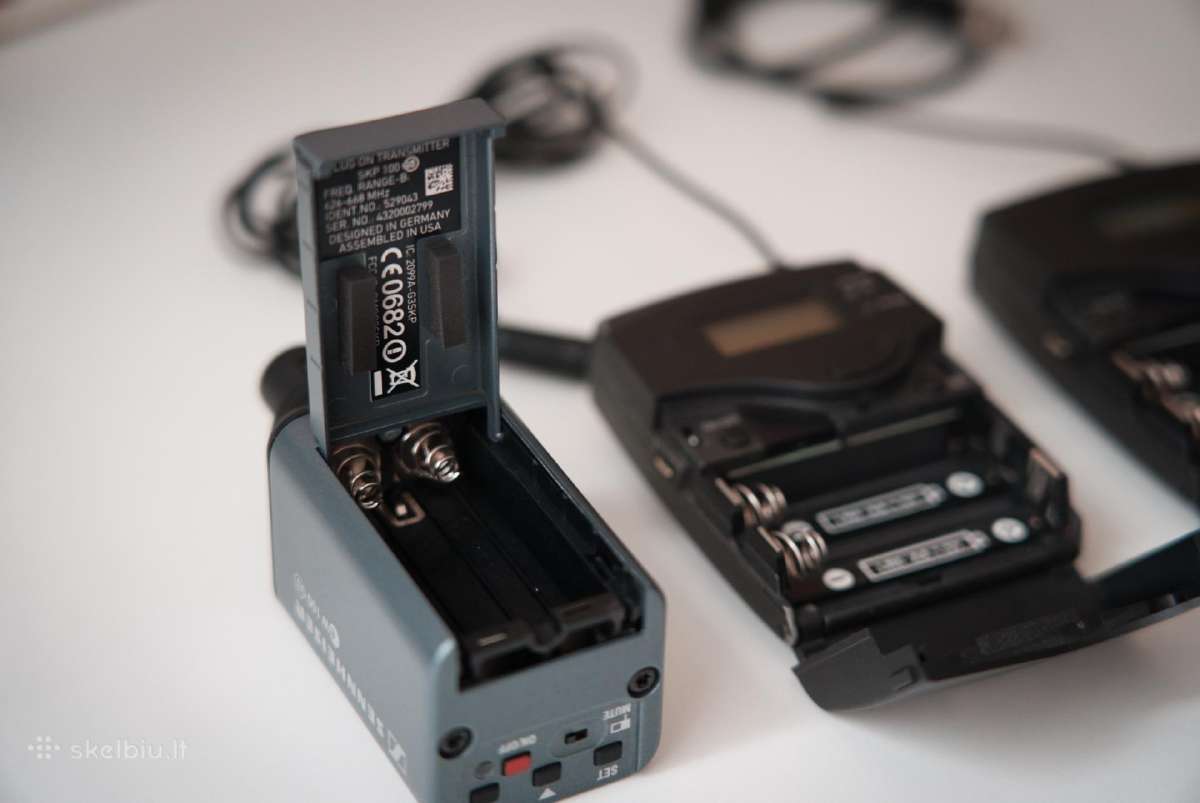 Sennheiser - Sk100/ek100/skp100 G3. 626 - 668 MHz - nuotraukos Nr. 16