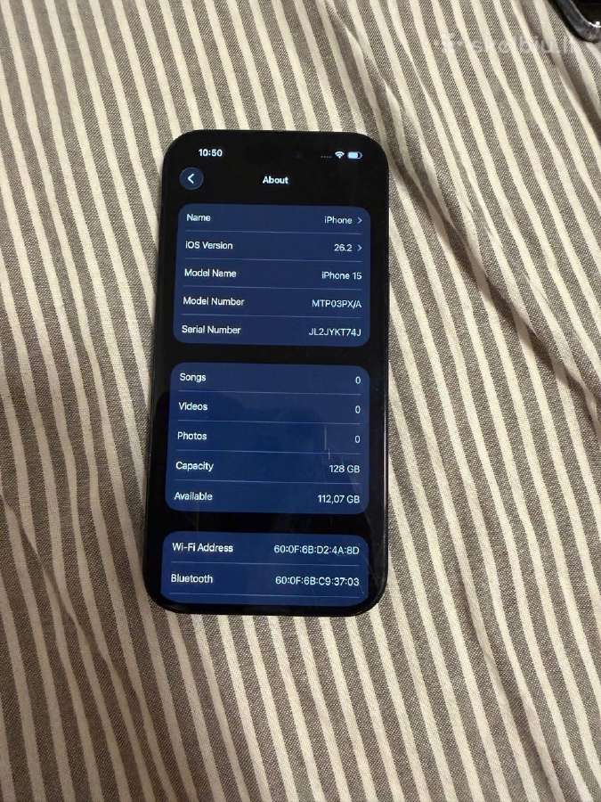 iPhone 15 128gb 99% nekeista - nuotraukos Nr. 13