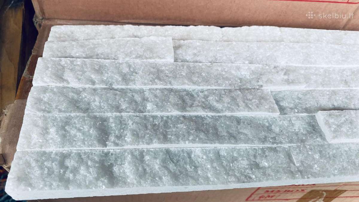 Fasadinis-dekoratyvinis marmuras Pure White Stacks - nuotraukos Nr. 11