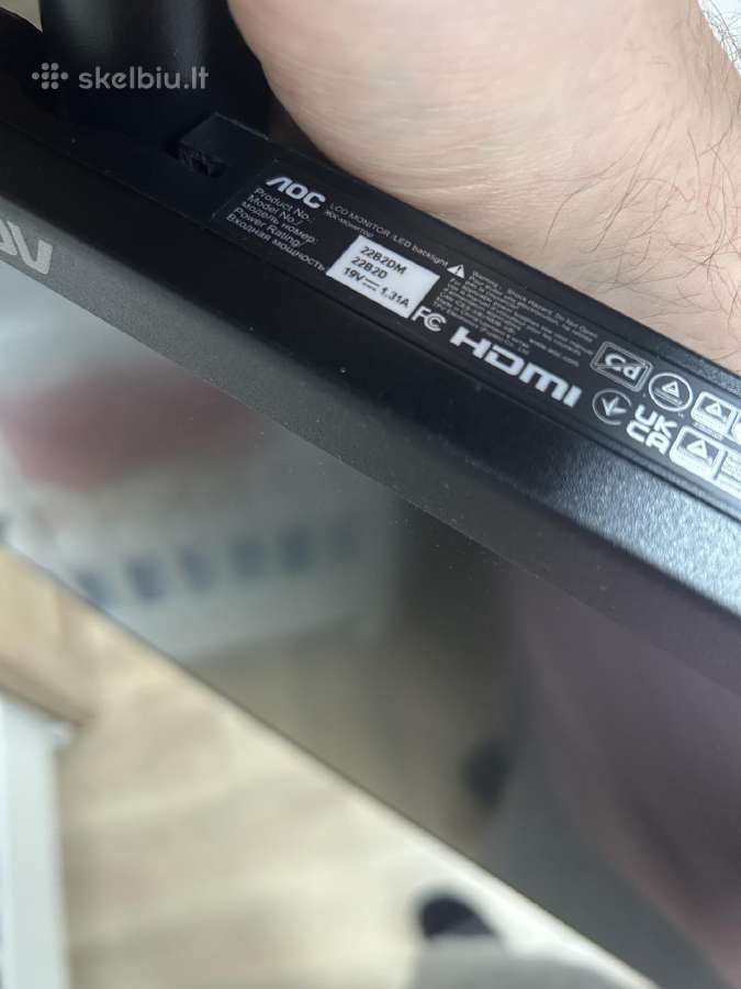 Aoc 22b2dm 22" Full HD Va monitorius (75hz) - nuotraukos Nr. 4