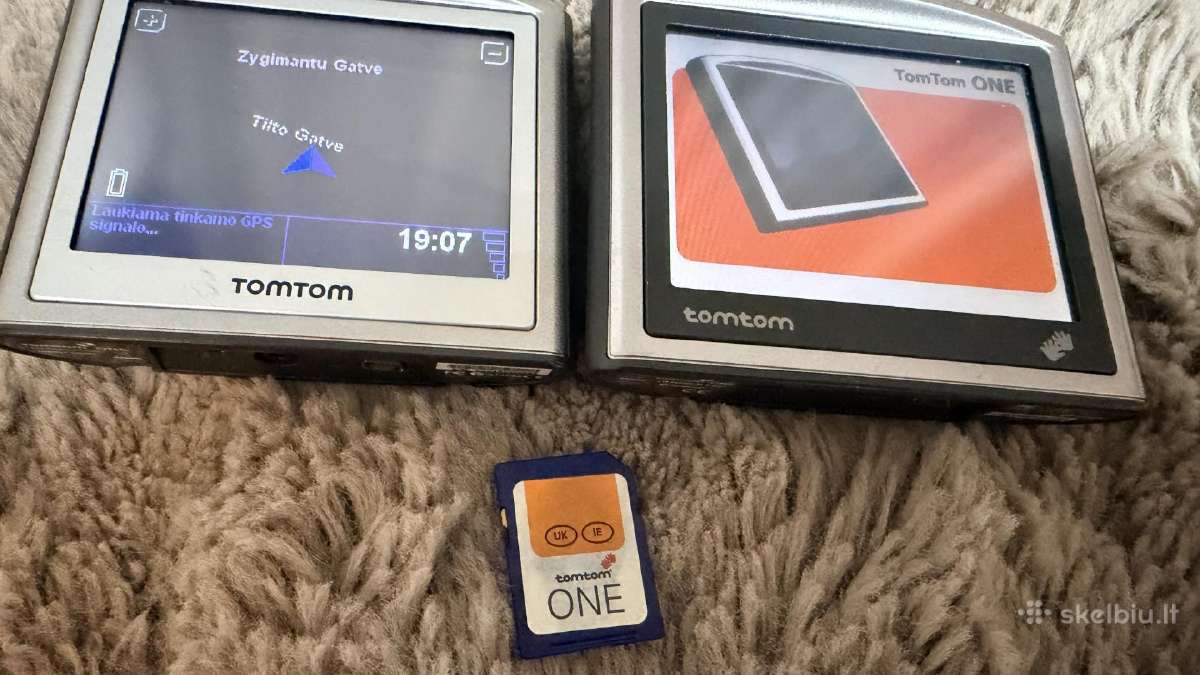 2 vnt. Tomtom One GPS navigacijos - nuotraukos Nr. 2