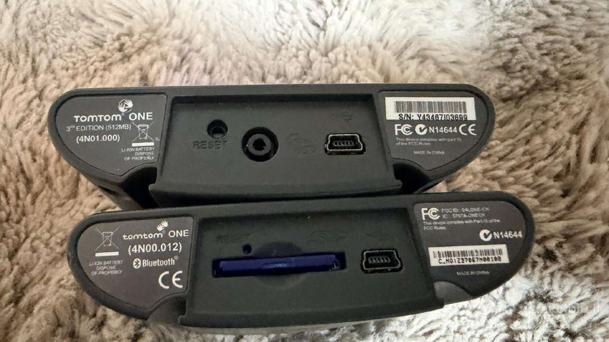 2 vnt. Tomtom One GPS navigacijos - nuotraukos Nr. 3
