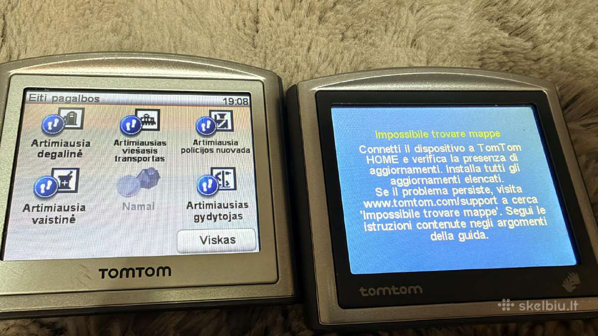 2 vnt. Tomtom One GPS navigacijos - nuotraukos Nr. 4