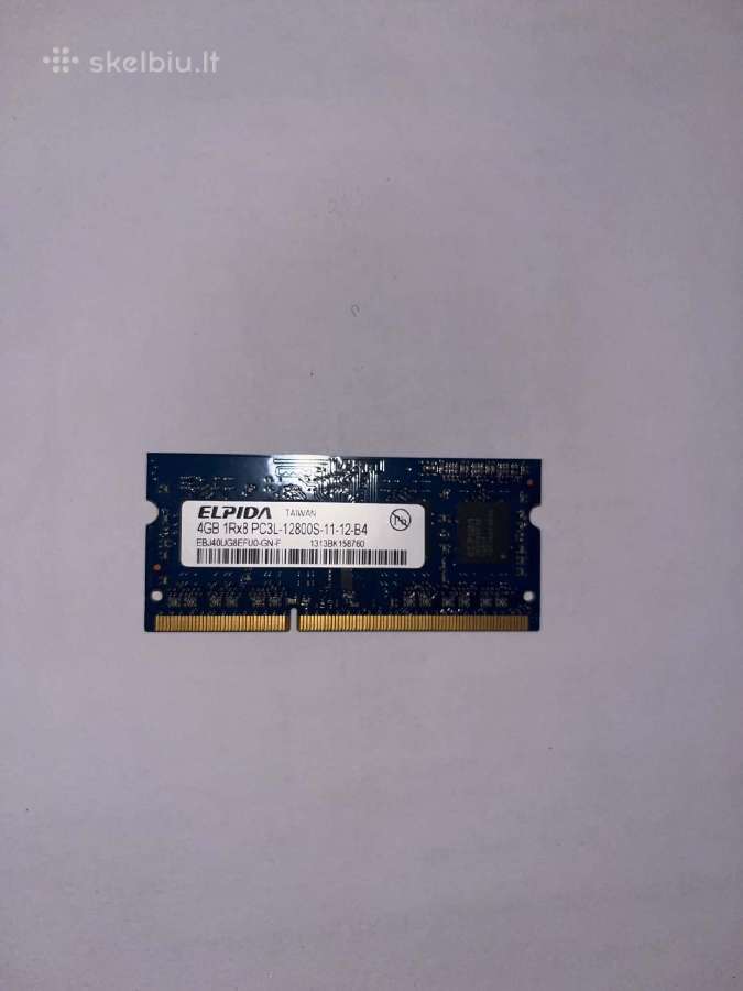 4 GB Ddr3l Sodimm Elpida Pc3l-12800s - nuotraukos Nr. 2