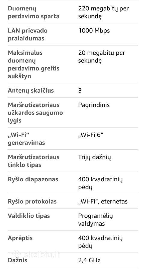 Starlink standart kit ax tri-band palydovas - nuotraukos Nr. 9