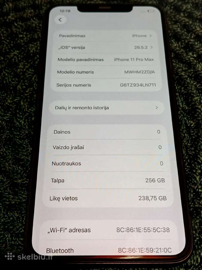 Apple iPhone 11 Promax space green 256gb - nuotraukos Nr. 10