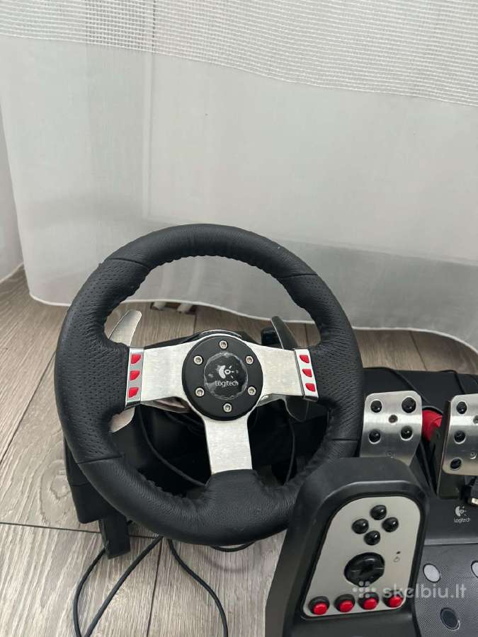 Logitech G25 pilnas komplektas - nuotraukos Nr. 2