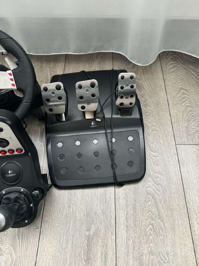 Logitech G25 pilnas komplektas - nuotraukos Nr. 3