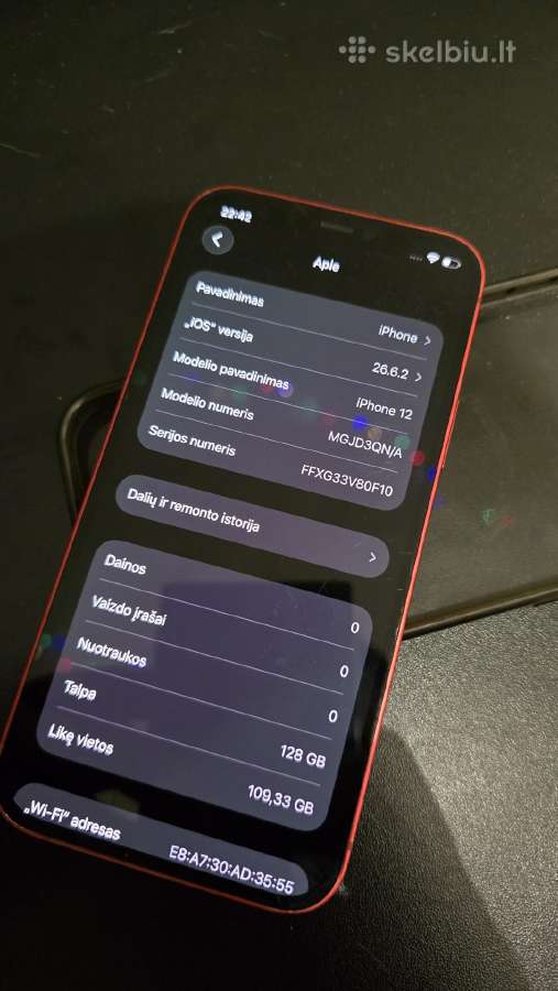 iPhone 12 128gb - nuotraukos Nr. 4