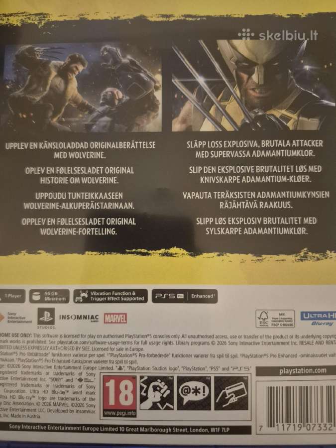Wolverine ps5 - nuotraukos Nr. 2