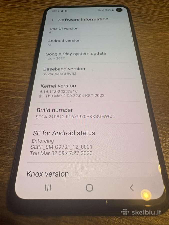 „Samsung S10e“. Veikiantis ir puikios būklės. - nuotraukos Nr. 5
