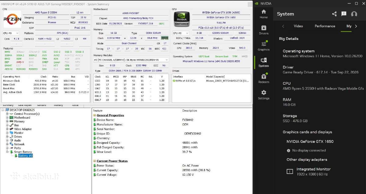 Asus Tuf Gaming - nuotraukos Nr. 7