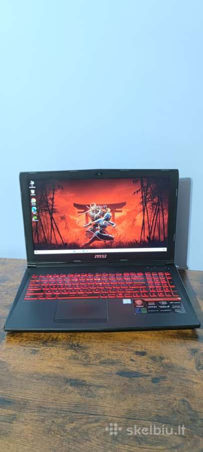 Msi Gl62 i7, 16gb, Gtx 1060 6gb - nuotraukos Nr. 2